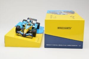 Renault R26 #1 F. Alonso F1 World Champion Brazilian GP 2006 Minichamps 1:18 147061801 Metaal — afbeelding 6 van 6