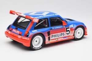 Renault R5 Maxi Turbo #5 Philips J-L. Busquet Superproduction 1987 Otto 1:18 OT1094 Hars — afbeelding 2 van 6
