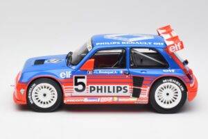 Renault R5 Maxi Turbo #5 Philips J-L. Busquet Superproduction 1987 Otto 1:18 OT1094 Hars — afbeelding 3 van 6