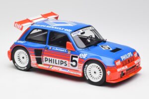 Renault R5 Maxi Turbo #5 Philips J-L. Busquet Superproduction 1987 Otto 1:18 OT1094 Hars — afbeelding 4 van 6