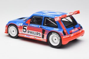 Renault R5 Maxi Turbo #5 Philips J-L. Busquet Superproduction 1987 Otto 1:18 OT1094 Hars — afbeelding 5 van 6