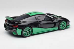Rimac Nevera Record Monochrome Zwart GT Spirit 1:18 GT916 Hars — afbeelding 2 van 6