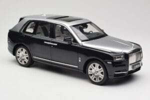 Rolls-Royce Cullinan Zwart & Zilver OEM 1:18 ROLLS001 Metaal — afbeelding 6 van 8