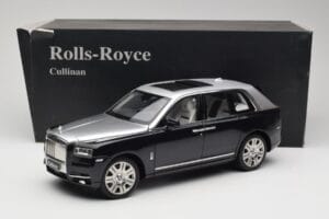 Rolls-Royce Cullinan Zwart & Zilver OEM 1:18 ROLLS001 Metaal — afbeelding 8 van 8