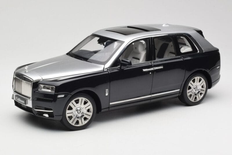Rolls-Royce Cullinan Zwart & Zilver OEM 1:18 ROLLS001 Metaal