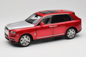 Rolls-Royce Cullinan Rood Met Shadow Wheels OEM 1:18 028-18A Metaal