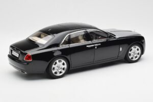 Rolls-Royce Ghost Zwart & Zilver Kyosho 1:18 008802BKS2 Metaal — afbeelding 3 van 8