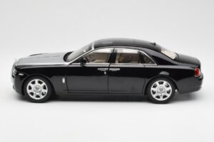 Rolls-Royce Ghost Zwart & Zilver Kyosho 1:18 008802BKS2 Metaal — afbeelding 4 van 8