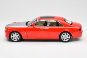 Rolls-Royce Ghost Rood & Zilver Kyosho 1:18 008802RS Metaal — afbeelding 4 van 8