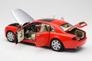 Rolls-Royce Ghost Rood & Zilver Kyosho 1:18 008802RS Metaal — afbeelding 5 van 8