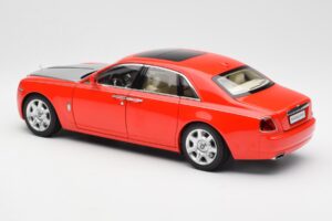 Rolls-Royce Ghost Rood & Zilver Kyosho 1:18 008802RS Metaal — afbeelding 7 van 8