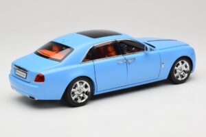 Rolls-Royce Ghost Series I Lichtblauw Kyosho 1:18 08802LB Metaal — afbeelding 3 van 8