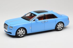 Rolls-Royce Ghost Series I Lichtblauw Kyosho 1:18 08802LB Metaal