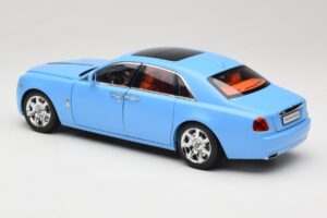 Rolls-Royce Ghost Series I Lichtblauw Kyosho 1:18 08802LB Metaal — afbeelding 7 van 8