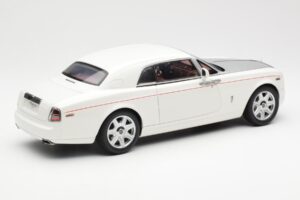 Rolls-Royce Phantom Coupe English Wit Zilver Kyosho 1:18 08861EW Metaal — afbeelding 3 van 8