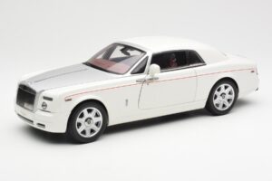Rolls-Royce Phantom Coupe English Wit Zilver Kyosho 1:18 08861EW Metaal