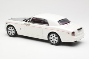 Rolls-Royce Phantom Coupe English Wit Zilver Kyosho 1:18 08861EW Metaal — afbeelding 7 van 8