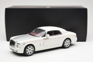 Rolls-Royce Phantom Coupe English Wit Zilver Kyosho 1:18 08861EW Metaal — afbeelding 8 van 8