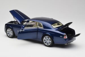 Rolls-Royce Phantom Coupe Metropolitan Blauw Kyosho 1:18 08862BLM Metaal — afbeelding 5 van 8