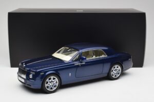 Rolls-Royce Phantom Coupe Metropolitan Blauw Kyosho 1:18 08862BLM Metaal — afbeelding 8 van 8