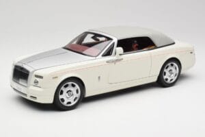 Rolls-Royce Phantom Drophead Coupe English Wit Kyosho 1:18 08871EW2 Metaal — afbeelding 4 van 10