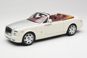 Rolls-Royce Phantom Drophead Coupe English Wit Kyosho 1:18 08871EW2 Metaal