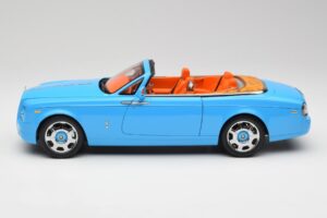Rolls-Royce Phantom Drophead Coupe Powder Blauw Kyosho 1:18 08871BL Metaal — afbeelding 6 van 10