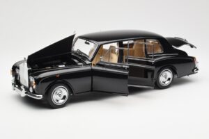 Rolls-Royce Phantom VI EWB Zwart Kyosho 1:18 08905BK Metaal — afbeelding 2 van 8
