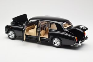 Rolls-Royce Phantom VI EWB Zwart Kyosho 1:18 08905BK Metaal — afbeelding 5 van 8