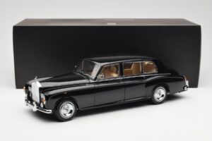 Rolls-Royce Phantom VI EWB Zwart Kyosho 1:18 08905BK Metaal — afbeelding 8 van 8