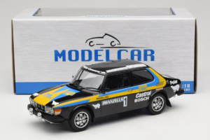 Saab 99 EMS #1 P. Eklund / B. Cederberg Rally Sweden 1977 MCG 1:18 MCG18825R Metaal — afbeelding 6 van 6