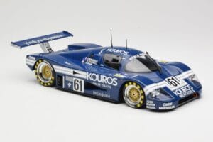 Sauber Mercedes C9 Kouros Racing #61 M. Thackwell / H. Pescarolo 24 Hours of Le Mans 1987 Minichamps 1:18 155873561 Metaal — afbeelding 4 van 6