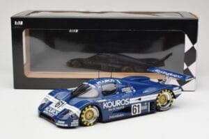 Sauber Mercedes C9 Kouros Racing #61 M. Thackwell / H. Pescarolo 24 Hours of Le Mans 1987 Minichamps 1:18 155873561 Metaal — afbeelding 6 van 6