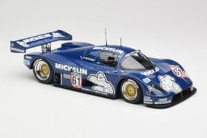 Sauber Mercedes C9 Michelin #61 J-L. Schlesser Winner ADAC Supersprint 1987 Minichamps 1:18 155873581 Metaal — afbeelding 4 van 6