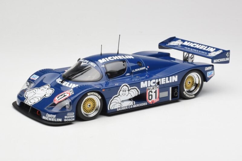 Sauber Mercedes C9 Michelin #61 J-L. Schlesser Winner ADAC Supersprint 1987 Minichamps 1:18 155873581 Metaal