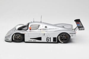 Sauber Mercedes C9 #61 M. Baldi / K. Acheson / G. Brancatelli 2nd Place 24 Hours of Le Mans 1989 Minichamps 1:18 155893561 Me — afbeelding 3 van 6