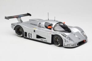 Sauber Mercedes C9 #61 M. Baldi / K. Acheson / G. Brancatelli 2nd Place 24 Hours of Le Mans 1989 Minichamps 1:18 155893561 Me — afbeelding 4 van 6