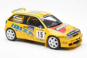 SEAT Ibiza Kit Car Evo 2 #15 H. Rovanpera / R. Pietilanen Rally Monte Carlo 1998 Otto 1:18 OT445 Hars — afbeelding 4 van 6