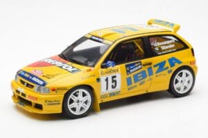 SEAT Ibiza Kit Car Evo 2 #15 H. Rovanpera / R. Pietilanen Rally Monte Carlo 1998 Otto 1:18 OT445 Hars