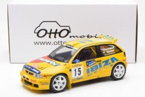 SEAT Ibiza Kit Car Evo 2 #15 H. Rovanpera / R. Pietilanen Rally Monte Carlo 1998 Otto 1:18 OT445 Hars — afbeelding 6 van 6