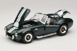 Shelby Cobra 427 S/C Donkergroen Witte Strepen Road Signature 1:18 92058-P1 Metaal — afbeelding 2 van 8