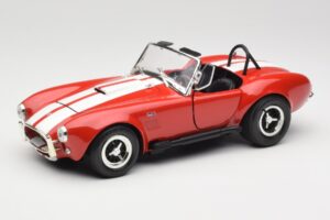 Shelby Cobra 427 S/C Guardsman Red ERTL 1:18 7369 Metaal