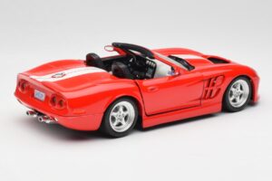 Shelby Series 1 Cabriolet Rood Bburago 1:18 3353 Metaal — afbeelding 3 van 8