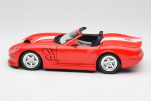 Shelby Series 1 Cabriolet Rood Bburago 1:18 3353 Metaal — afbeelding 4 van 8