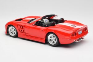Shelby Series 1 Cabriolet Rood Bburago 1:18 3353 Metaal — afbeelding 7 van 8