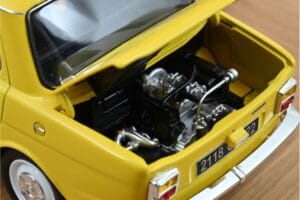 Simca 1000 LS Maya Geel Norev 1:18 185714 Metaal — afbeelding 3 van 4