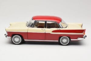 Simca Chambord Rood & Ivoor Norev 1:18 185721 Metaal — afbeelding 4 van 8