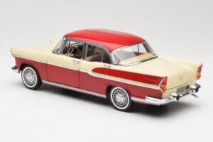 Simca Chambord Rood & Ivoor Norev 1:18 185721 Metaal — afbeelding 7 van 8
