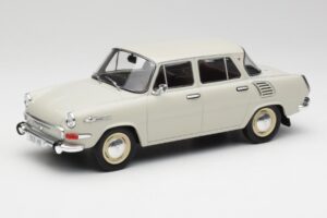 Skoda 1000 MB Grijs & Wit MCG 1:18 MCG18275 Metaal