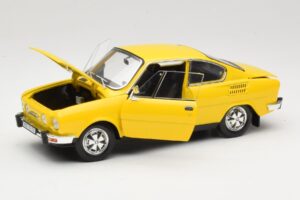 Skoda 110R Coupe Geel Abrex 1:18 118ABS-707GK Metaal — afbeelding 2 van 8